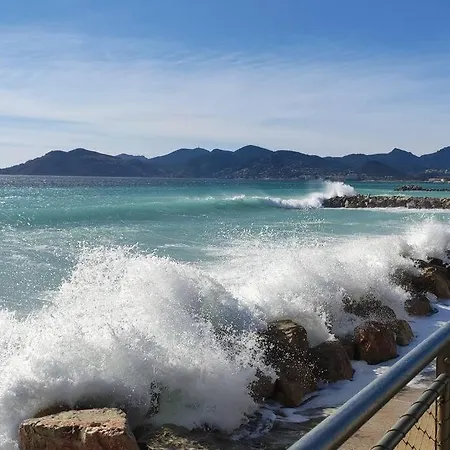 Rocher Saint Georges Spacieux 3p Jardin Piscine Канны