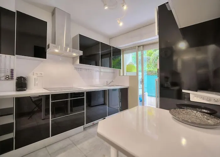 Rocher Saint Georges Spacieux 3p Jardin Piscine * Канны